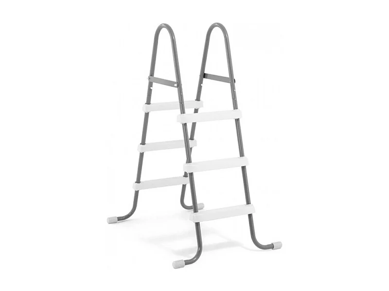 Escalera para piscina Intex 28065 en acero galvanizado 107cm
