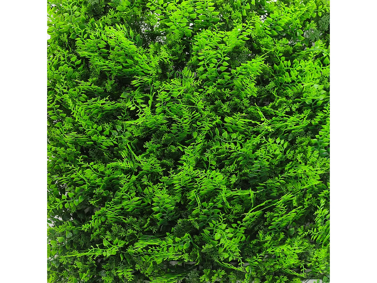 Künstlicher Zaun 50x50cm Kunstfarn 3D Garten Balkon Pritus