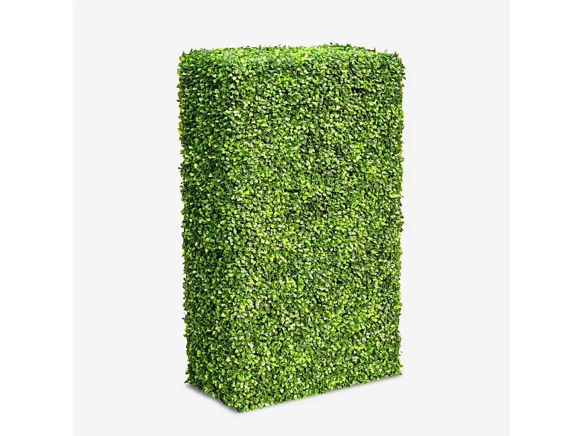 Seto artificial de boj 55x33x108 cm valla de jardín Tilia