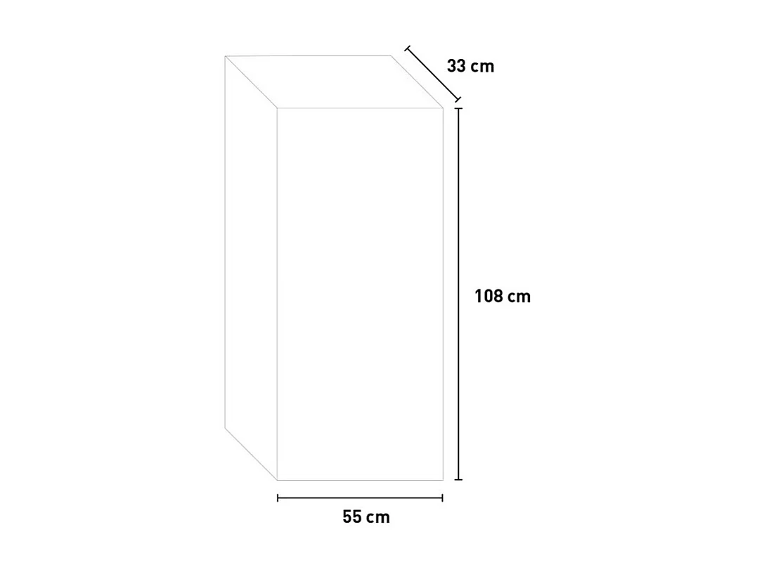 Seto artificial de boj 55x33x108 cm valla de jardín Tilia