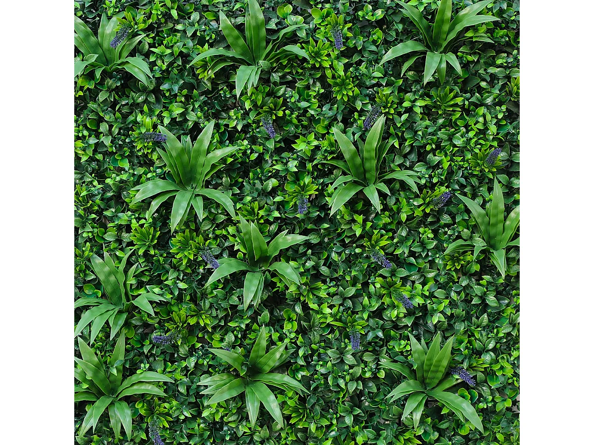 Künstliches realistisches 3D-Gartenpaneel 100x100cm Farnuk