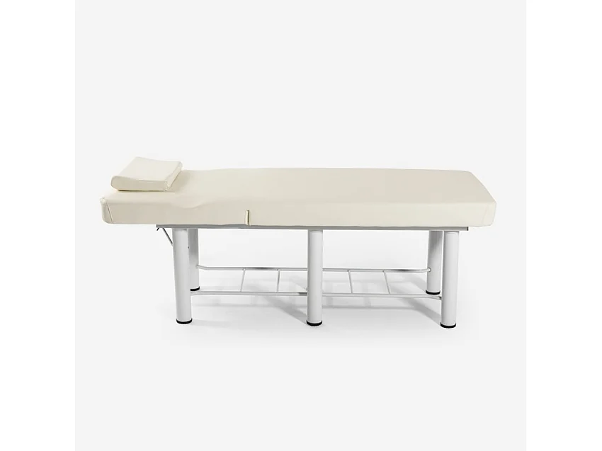 Lettino massaggio relax 2 zone professionale centro estetico Welly - Bianco