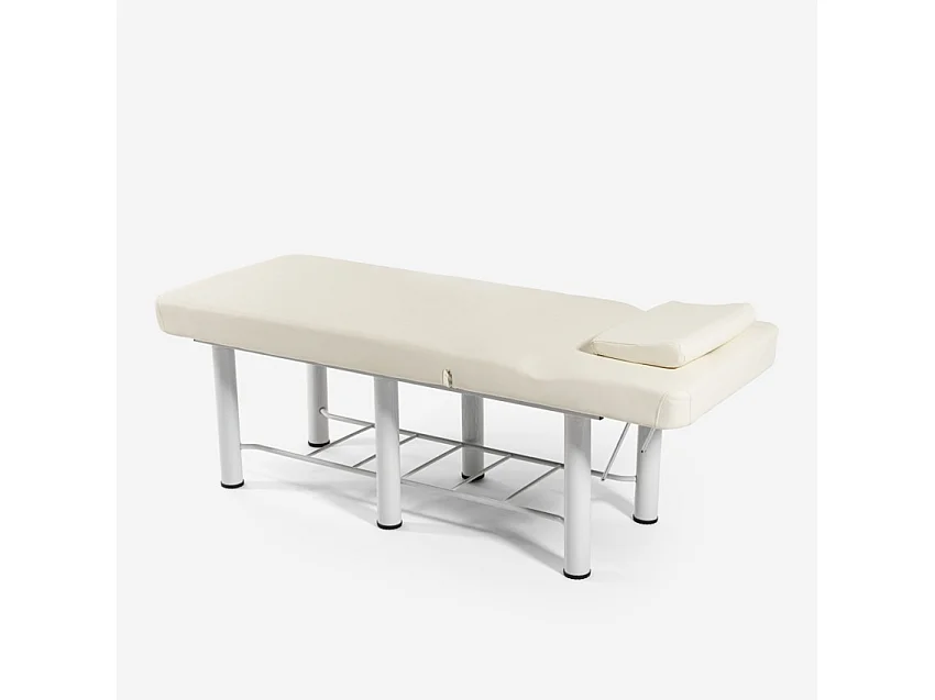 Lettino massaggio relax 2 zone professionale centro estetico Welly - Bianco