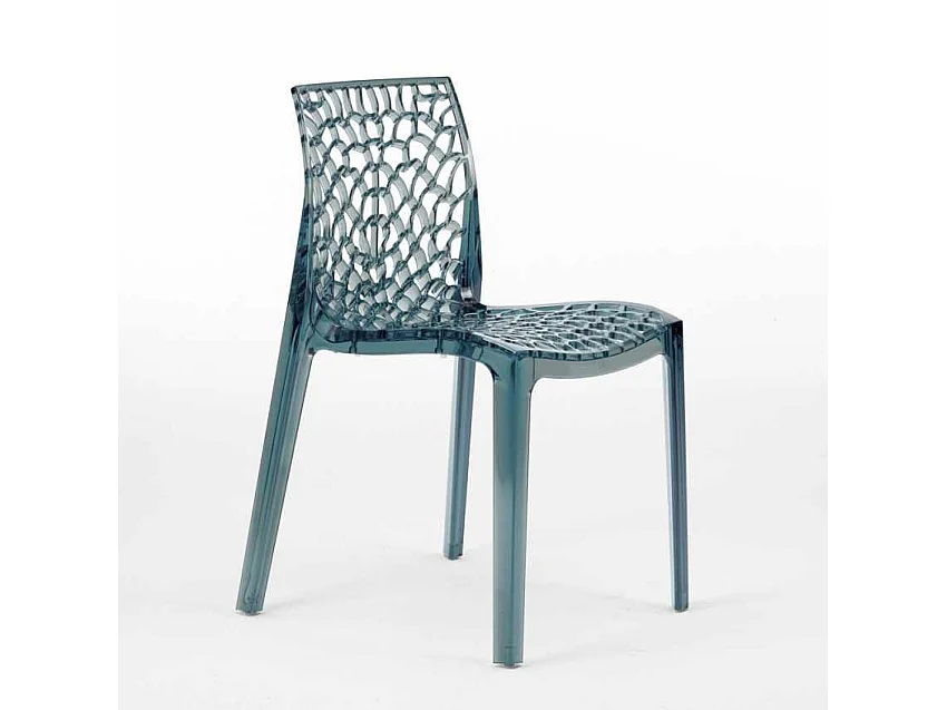 16 Chaises Gruvyer Grand Soleil bar promo stock - Gris