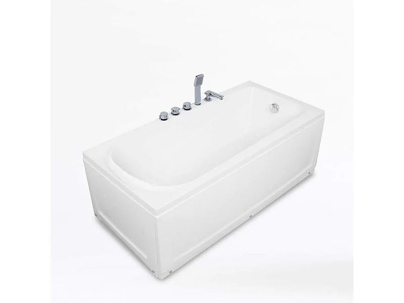 Eckbadewanne aus Acryl Fiberglas Design Ozone
