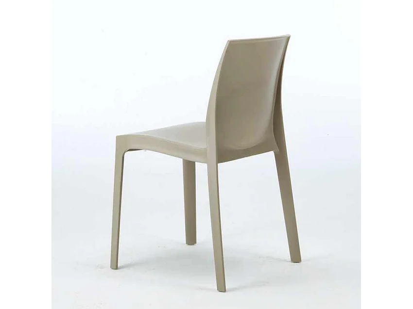 22 Sedie Rome Grand Soleil polipropilene impilabili bar offerta stock - Beige