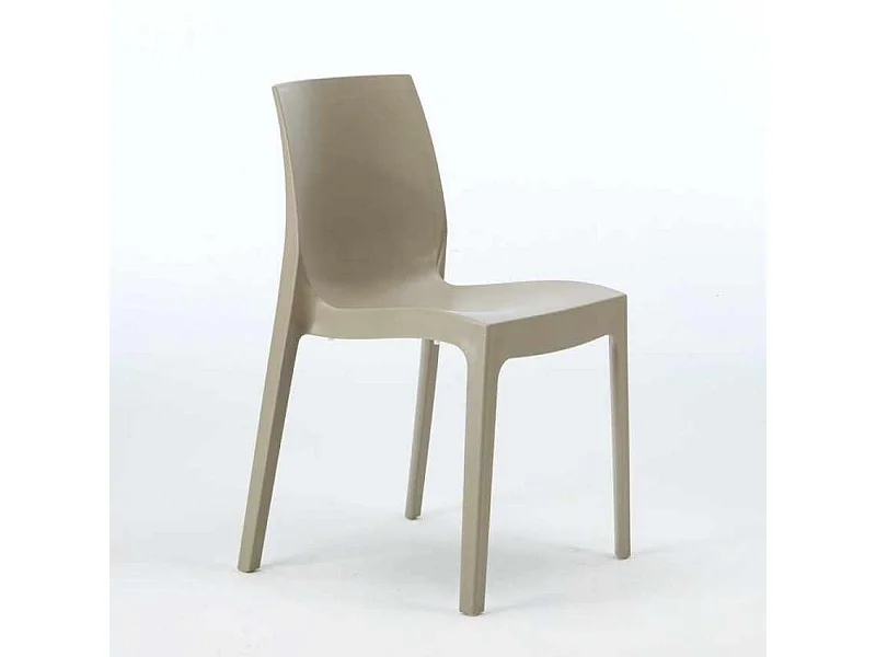 22er Set Rome Grand Soleil stapelbare Stühle aus Polypropylen