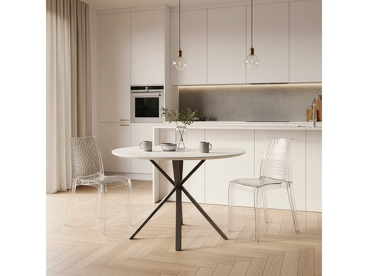 18 Sillas Hypnotic Grand Soleil cafetería transparentes oferta stock bar restaurante - Transparente