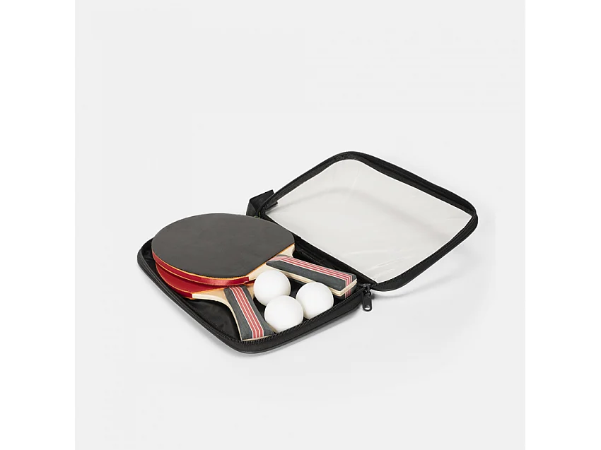 Juego de 2 raquetas y 3 pelotas para tenis de mesa Corkscrew