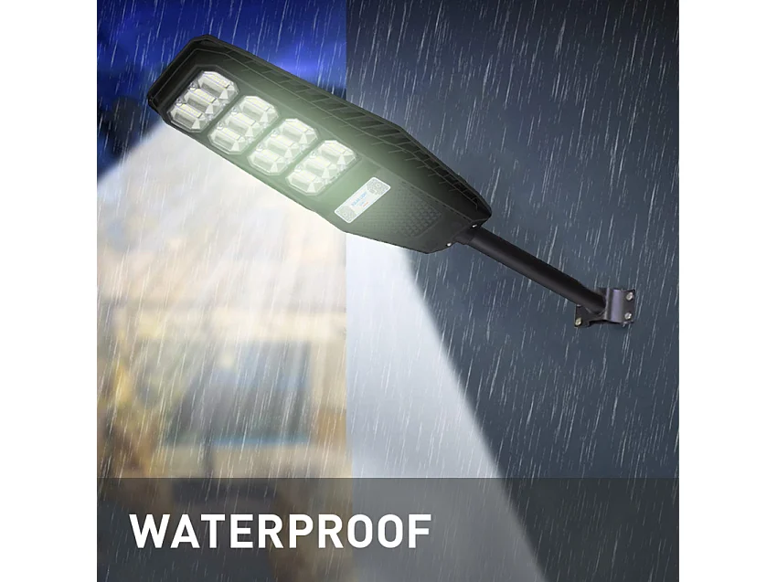 Straßenlaterne mit 200W Solar, Sensor und Fernbedienung Solis L.