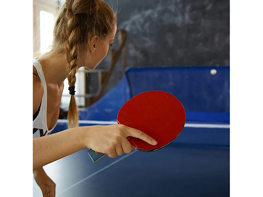 Red de ping pong para pelotas con contenedor y agujero central Vork