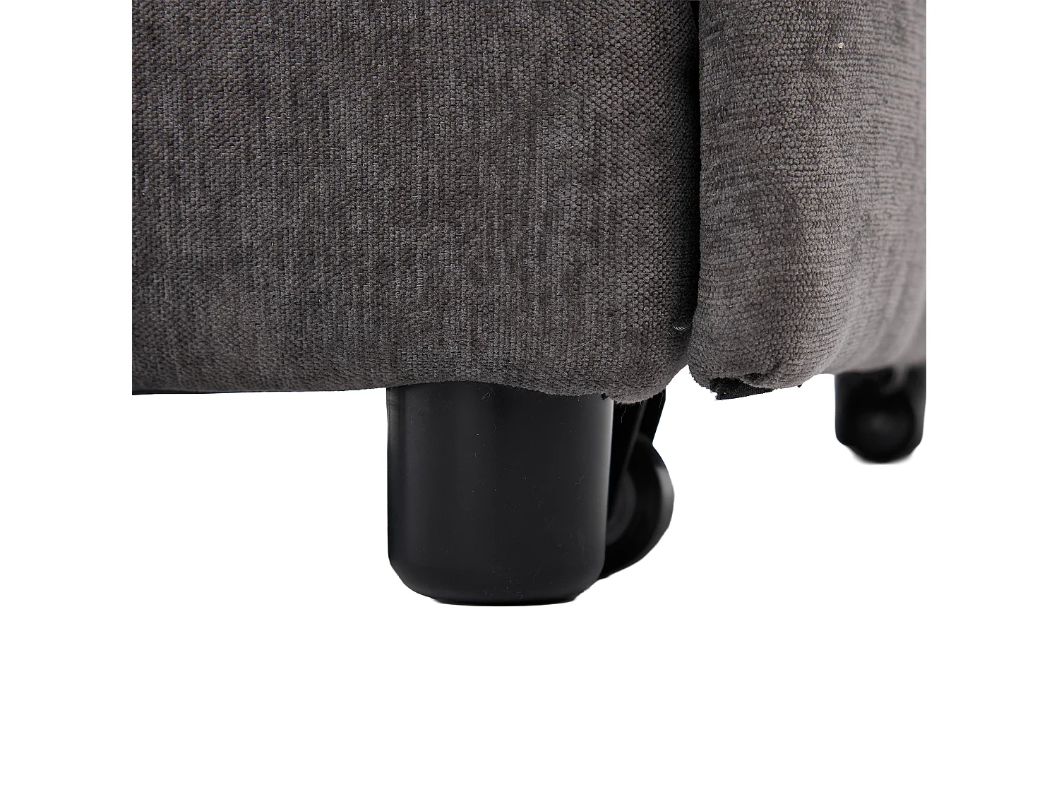 Canapé 68x95x76cm canapé-lit avec dossier réglable  pliable en gris