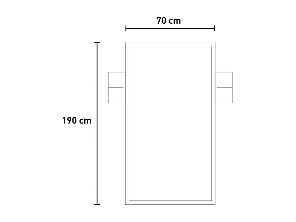 Telo copri lettino mare spiaggia piscina asciugamano microfibra 2 tasche - Azzurro