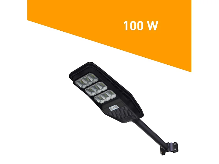 Straßenlaterne Solar LED 100W mit Bewegungssensor Solis M