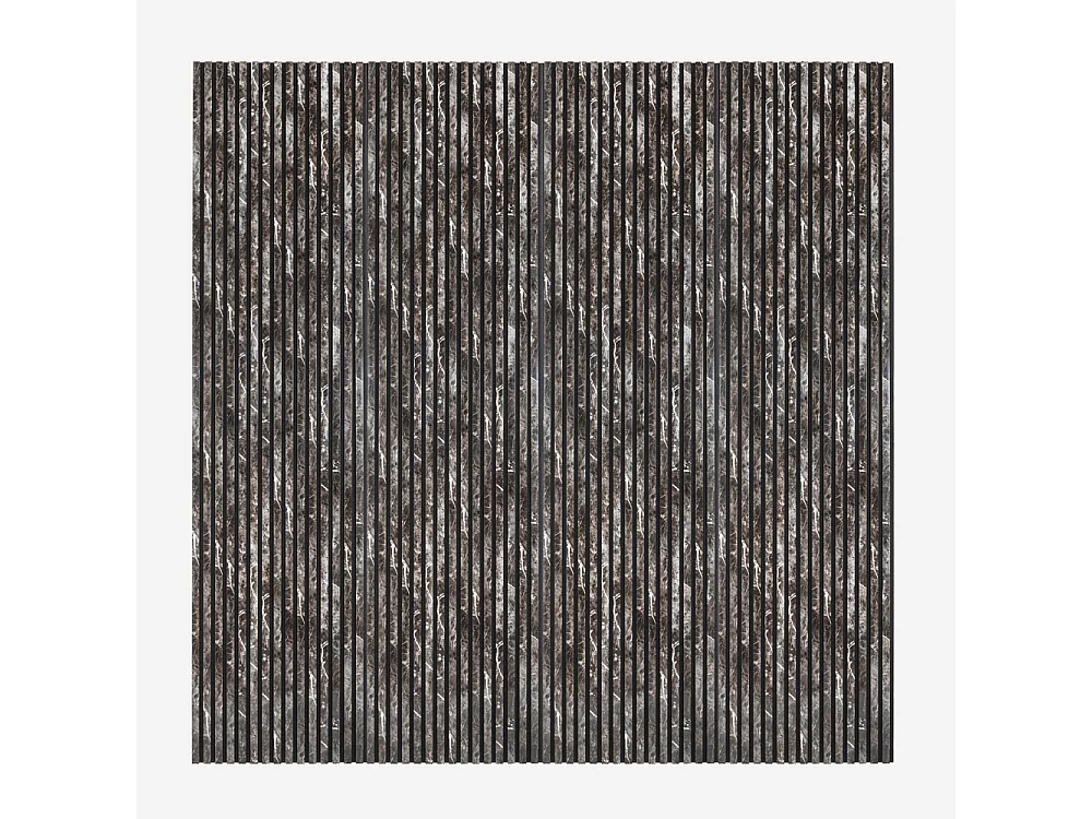 4 paneles decorativos efecto mármol color negro para paredes 240x60cm Kover-MC