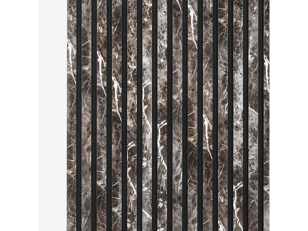 4 paneles decorativos efecto mármol color negro para paredes 240x60cm Kover-MC