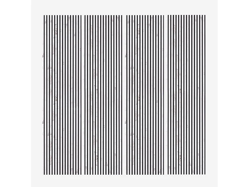 4 x paneles fonoabsorbentes decorativos de 240x60 cm efecto mármol blanco Kover-M