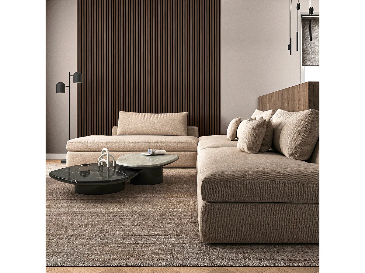 4 paneles acústicos decorativos de wenge 240 x 60 cm Kover-WG