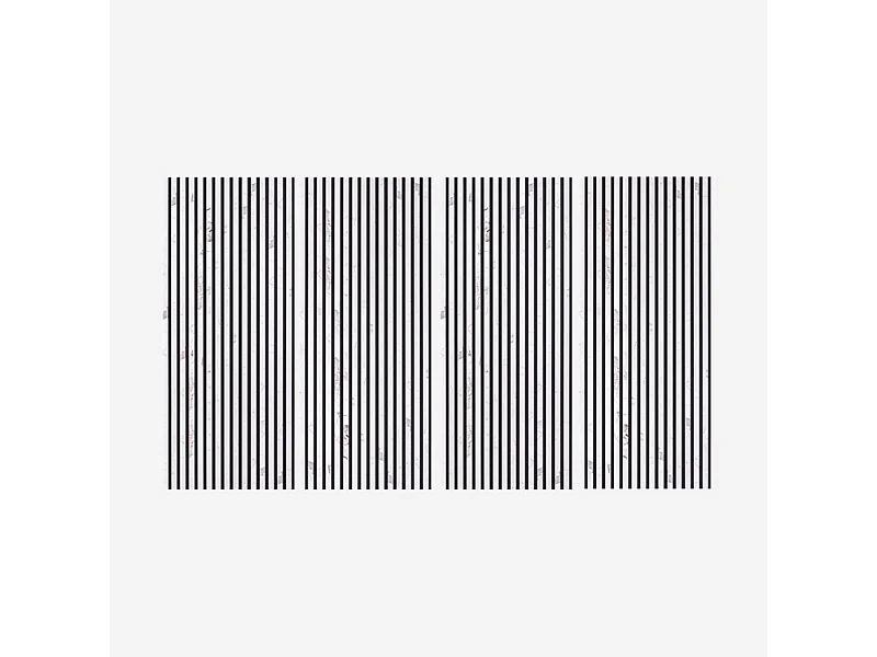 4 paneles acústicos decorativos efecto mármol blanco 120x60 cm Tabb-M