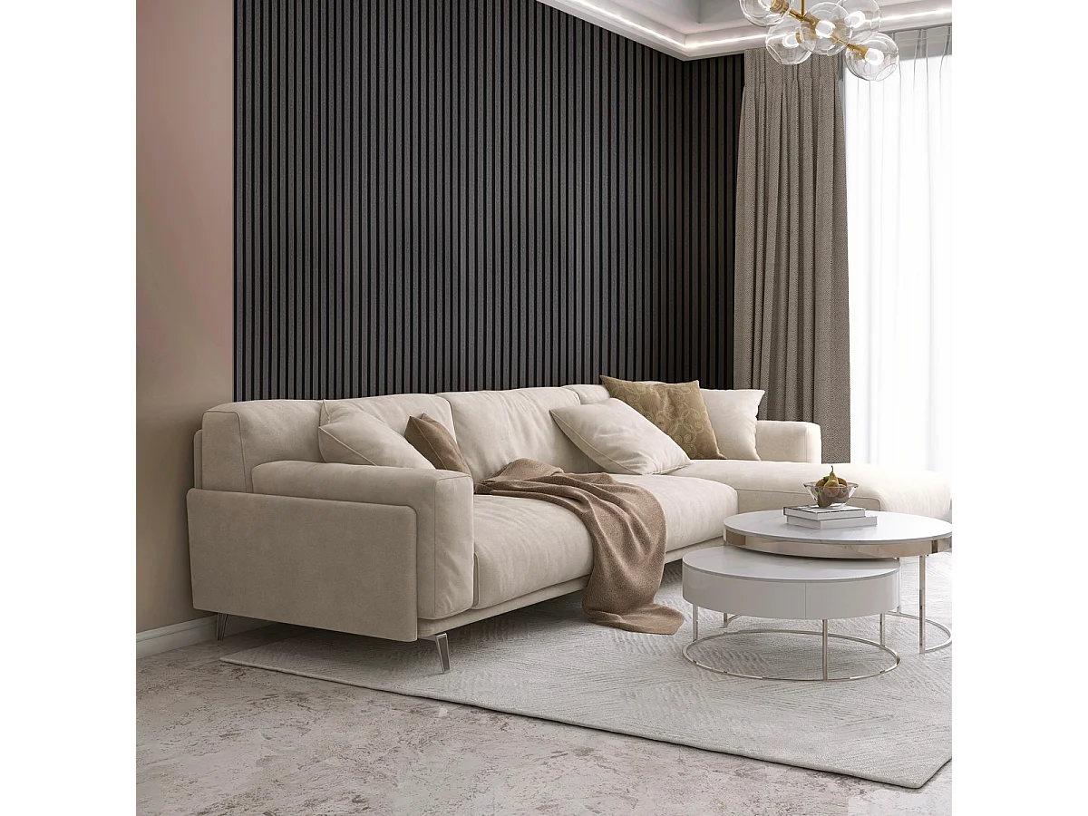 4 x Akustikpaneele 240x60cm aus Ebenholz für Wand Design Kover-E