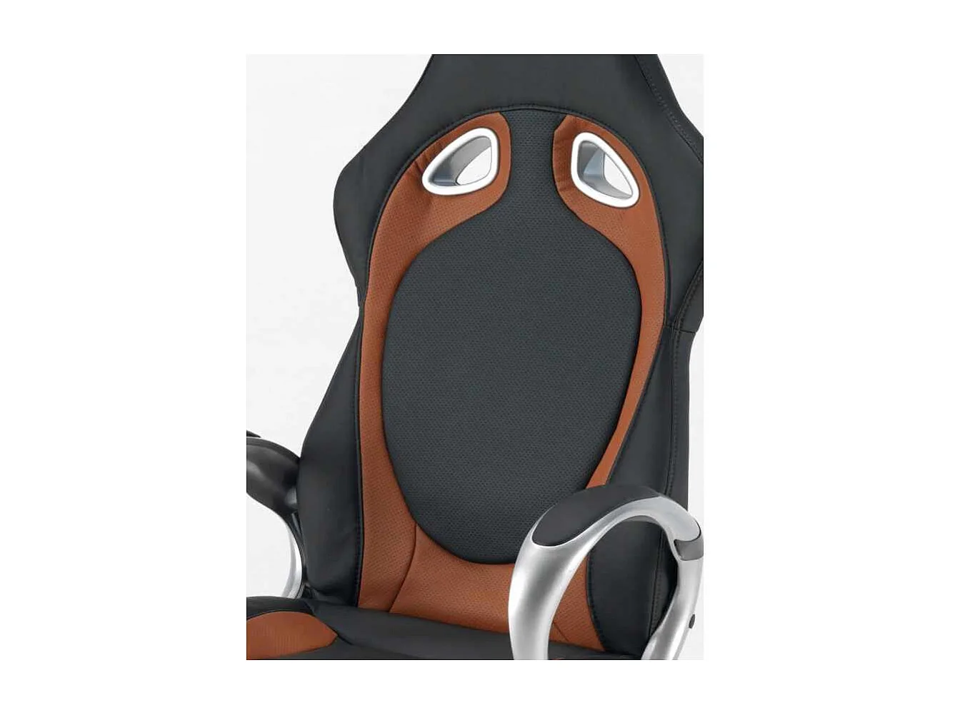 Silla ergonómica gamer y de oficina estilo deportivo Racer en polipiel Race