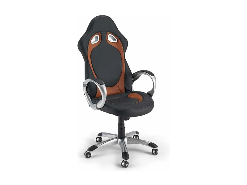 Silla ergonómica gamer y de oficina estilo deportivo Racer en polipiel Race