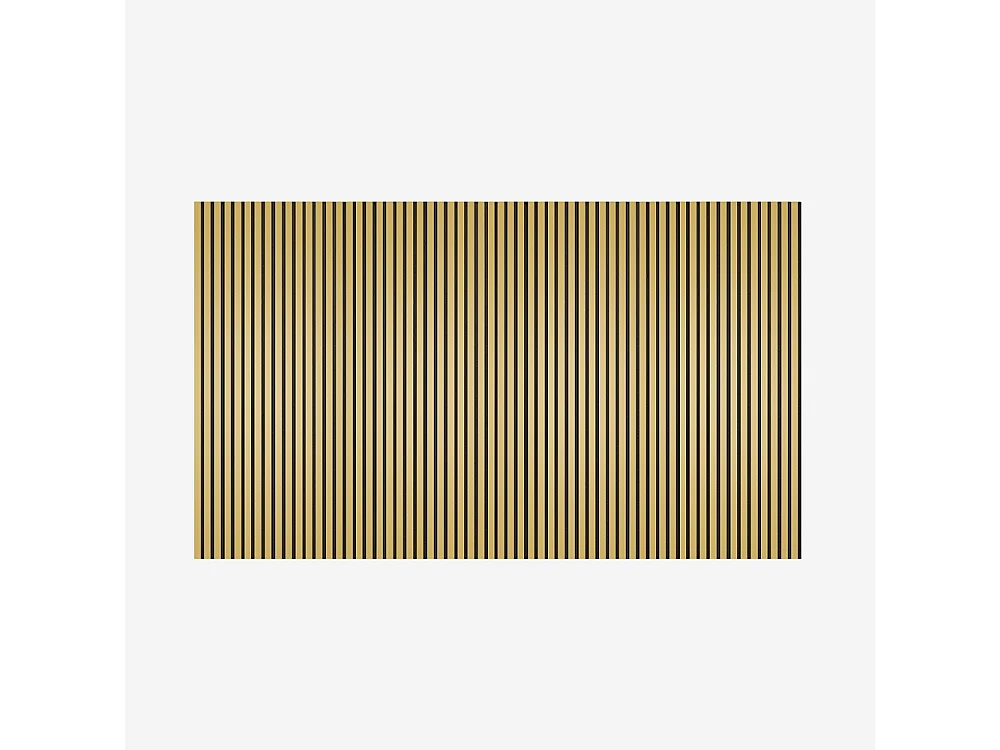 4 paneles decorativos de pared de madera efecto dorado 120x60cm Tabb-GO