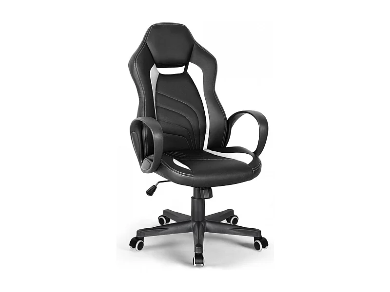 Silla de oficina ergonómica en polipiel estilo Racer Buriram