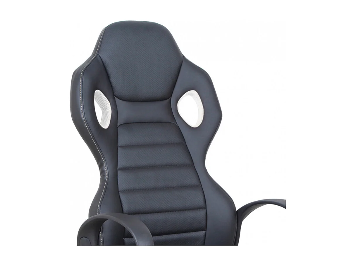 Silla ergonómica polipiel gamer y de oficina de diseño deportivo Racer GP