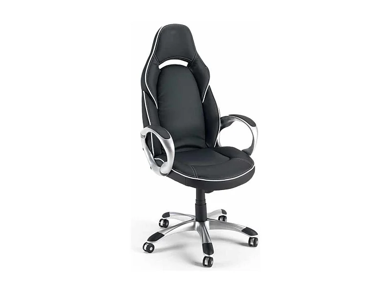 Silla ergonómica gamer y de oficina en polipiel con Estilo Deportivo Racer Classic