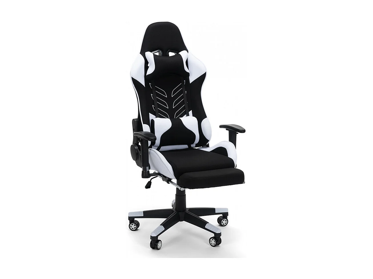 Silla ergonómica para juegos de oficina con almohada lumbar y cervical Misano