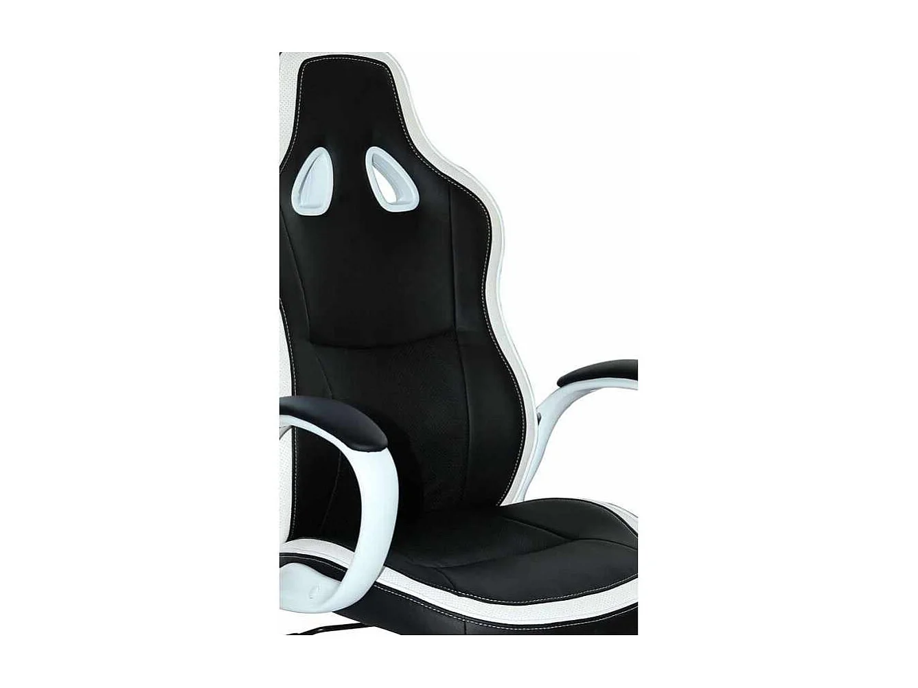 Silla gamer y de oficina ergonómica de polipiel con diseño deportivo Racer Super Sport