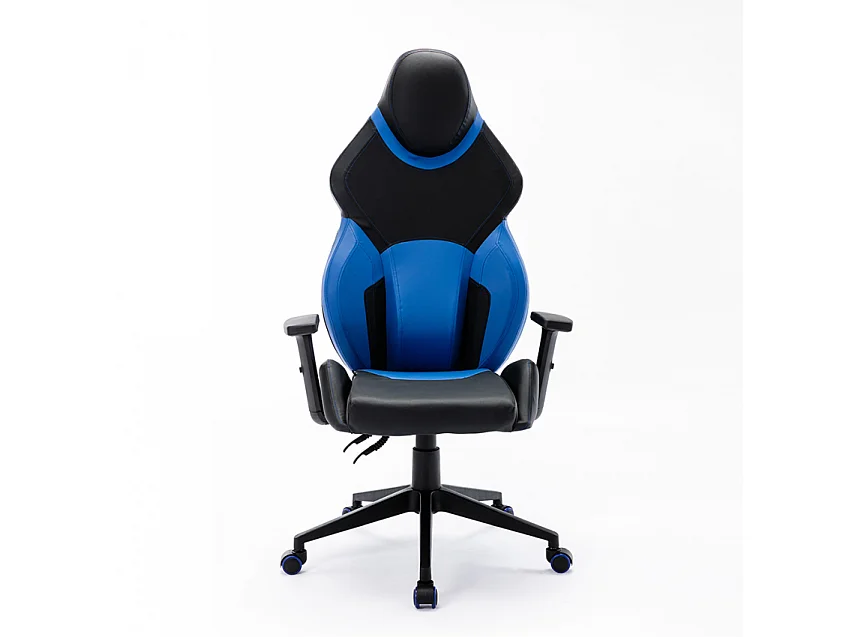 Silla videojuegos gaming ergonómica polipiel regulable deportiva Portimao Sky