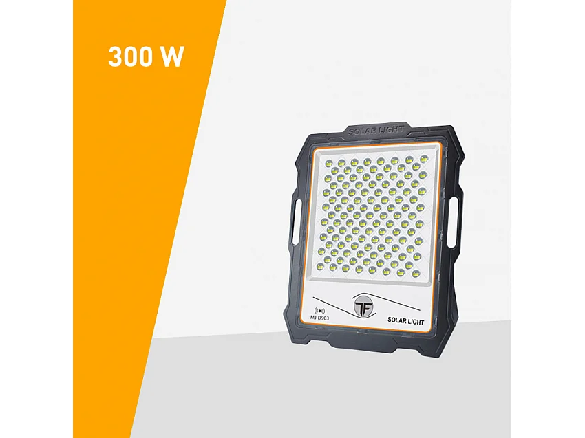 Inluminatio L Tragbares LED-Flutlicht 300W Solarpanel 3000 Lumen Fernbedienung