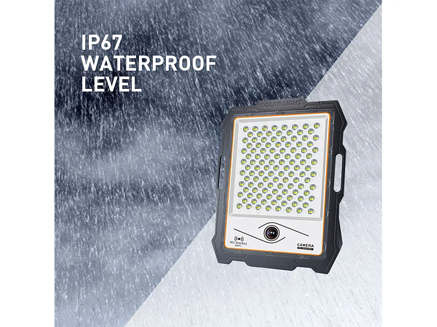 Conspicio L LED-Scheinwerfer mit Wi-Fi-Kamera 300W Solarpanel 3000 Lumen