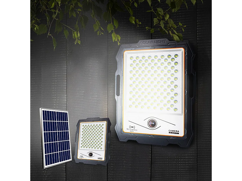 Conspicio L LED-Scheinwerfer mit Wi-Fi-Kamera 300W Solarpanel 3000 Lumen