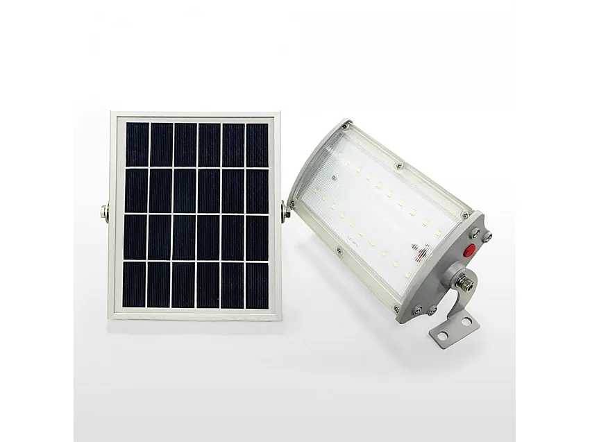 Solarlicht Led-Strahler 1000 Lumen Dämmerungssensor und Bewegung Zambot