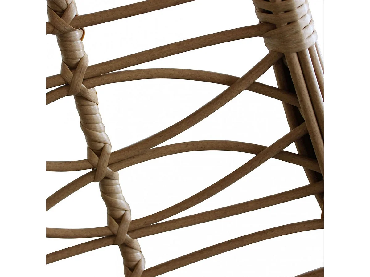 Hängesessel aus Metall Panarea - Braun