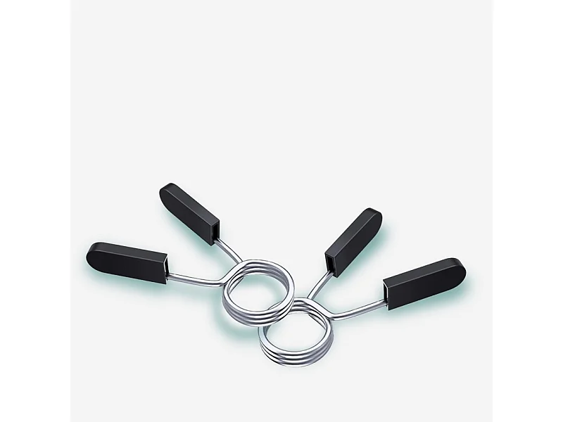 2 x Clips de disco de resorte para barra olímpica de 50 mm Flylock