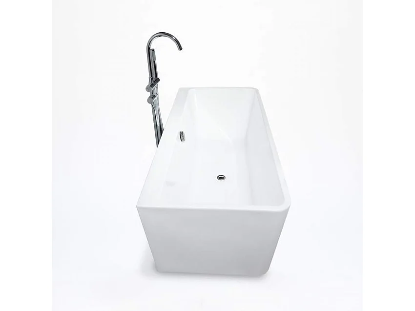 Bañera Rectangular Independiente Exenta Diseño Moderno Icaria