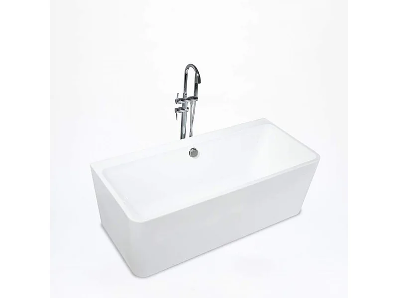 Bañera Rectangular Independiente Exenta Diseño Moderno Icaria