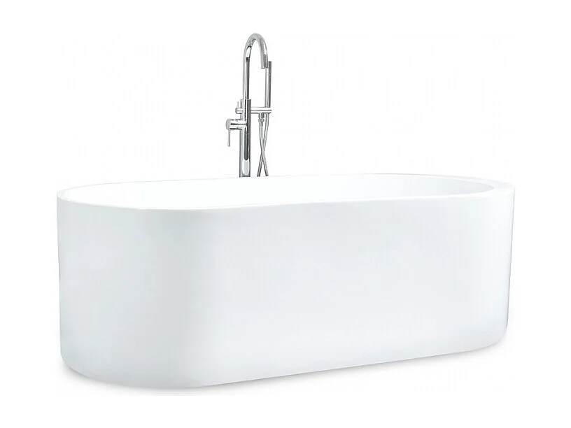 Bañera independiente ovalada fibra de vidrio resina acrílica Phuket