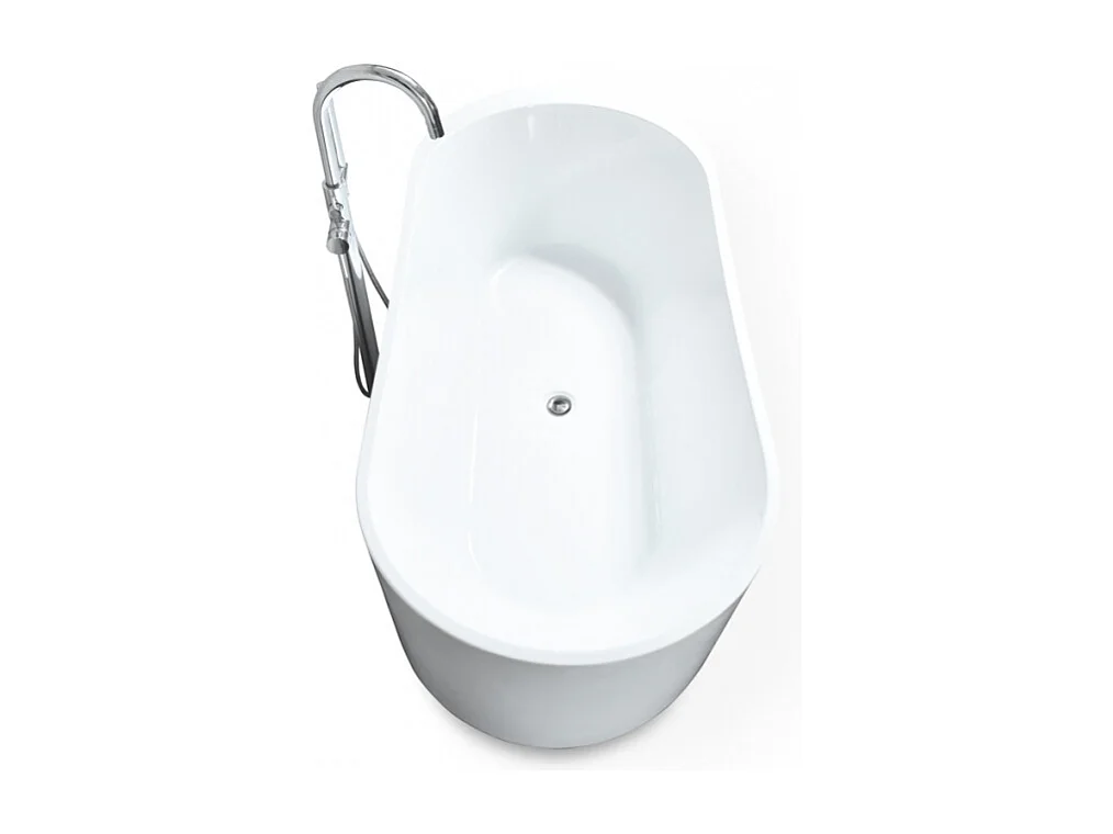 Bañera independiente ovalada fibra de vidrio resina acrílica Phuket