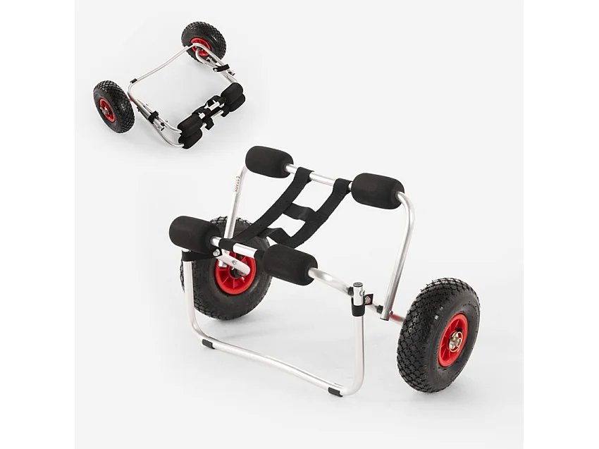 Transportwagen Anhänger für Kajak Kanu Paddel SUP Faltbar Rider