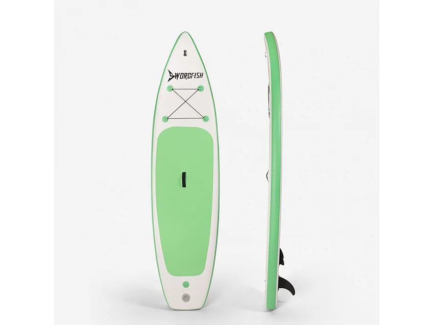 Tabla de paddle surf hinchable Stand Up 10'6 320cm Traverso - Verde oscuro