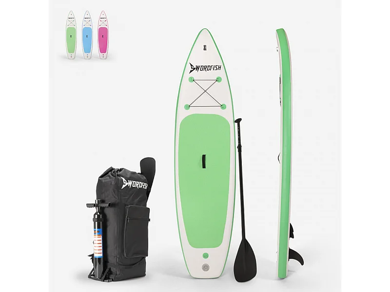 Tabla de paddle surf hinchable Stand Up 10'6 320cm Traverso - Verde oscuro