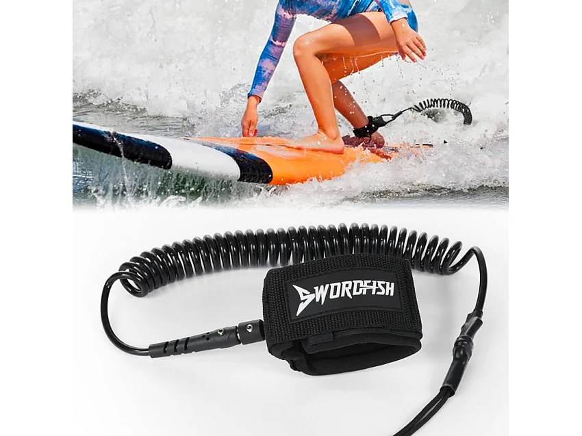 Sicherheitsschnürsenkel Leash Knöchel ausziehbar für SUP Stand Up Paddle Virv