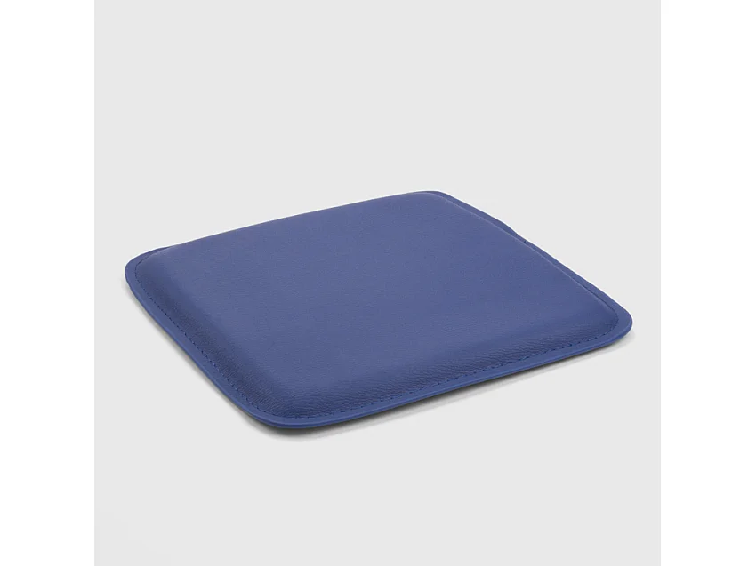 4 cuscini sgabello metallo industriale 27x27cm similpelle hop - Blu