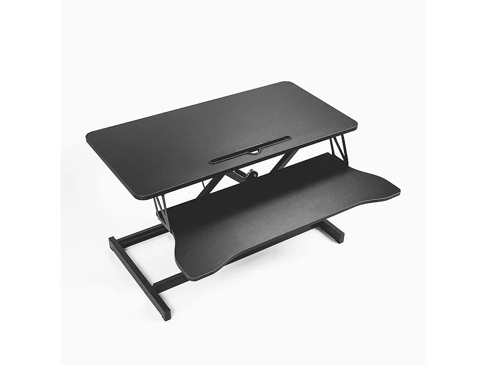 Höhenverstellbarer Desktop-PC-Monitorständer Jallo+ - Schwarz