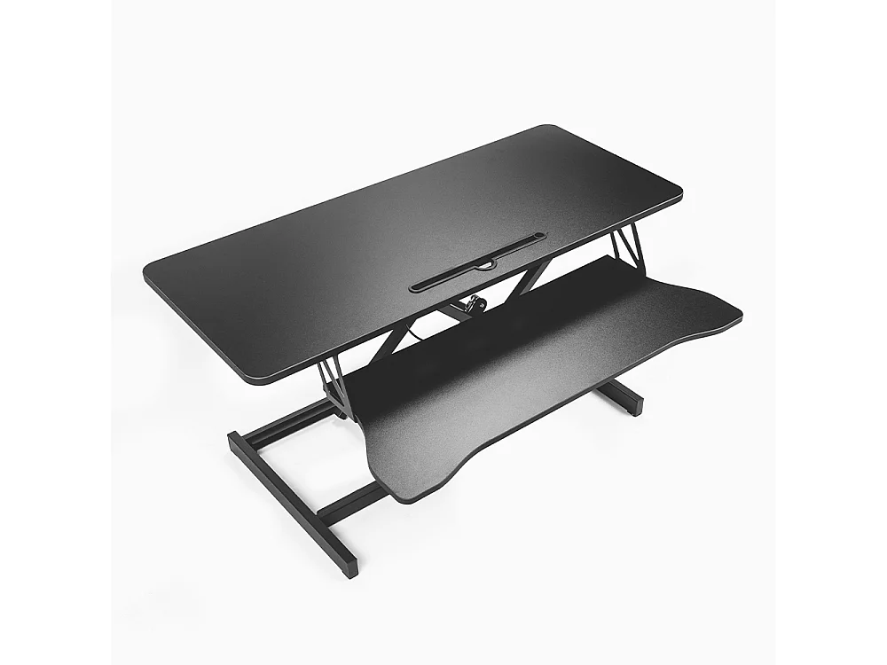 Höhenverstellbarer Desktop-PC-Monitorständer Jallo XL - Schwarz